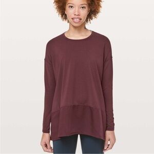 Lululemon Ease of Mind long sleeve top. Size 6